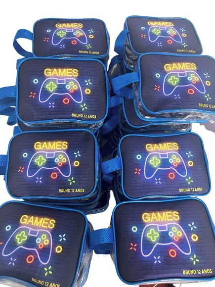 Necesserie Vídeo Game Lembrancinha de Aniversário