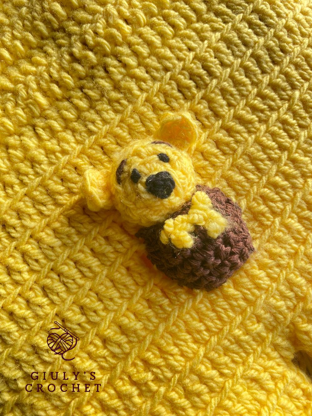 Conjunto Ursinho Pooh em Crochê