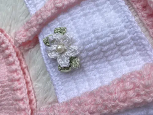 Conjunto Coelhinha Crochê - Ensaios Newborn e Mêsversários