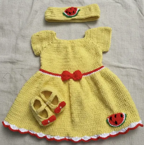 Vestido Magali em Crochê