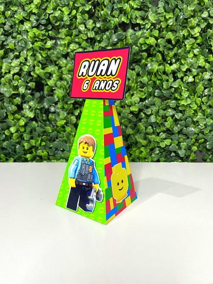 20 Personalizados Lego (kit de Papelaria)