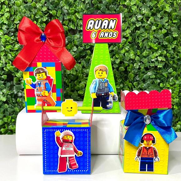 32 Personalizados Lego (kit de Papelaria)