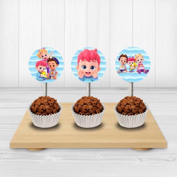 50 Tags/ Toppers para Docinhos Bebefinn