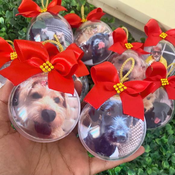 Bolinhas de Natal Personalizadas com Fotos