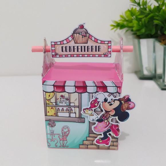 Caixa Canudo Doceria da Minnie