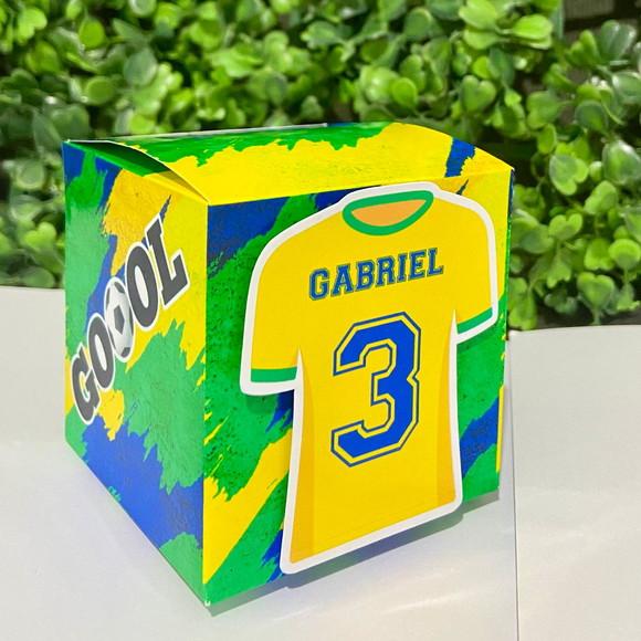 Caixa Cubo Copa do Mundo Brasil Futebol