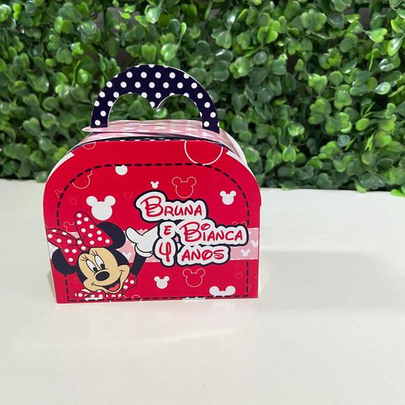 Caixa Maletinha Minnie Vermelha