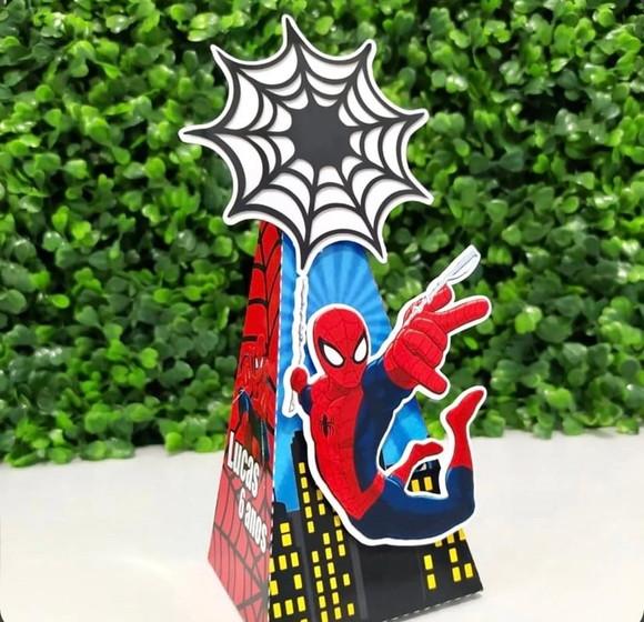 Caixa Pirâmide Homem Aranha