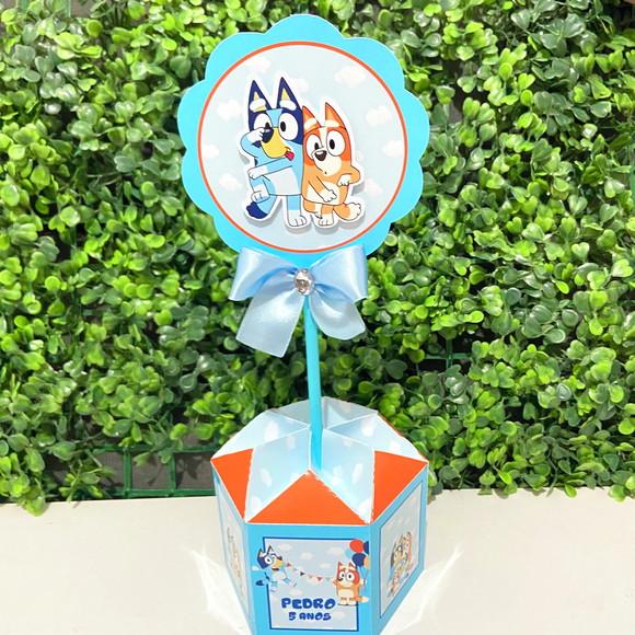 Centro de Mesa Bluey e Bingo