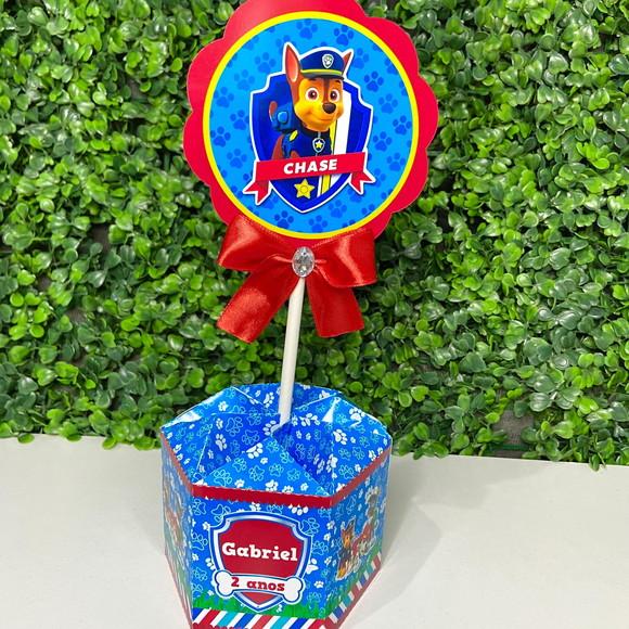 Centro de Mesa Personalizado Patrulha Canina