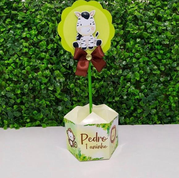 Centro De Mesa Personalizado Safari