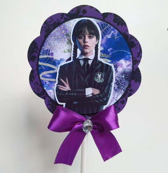 Centro de Mesa Personalizado Wandinha