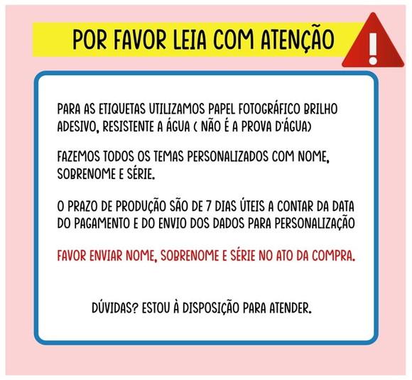 Kit 100 Etiquetas Escolares Personalizada Moana 2