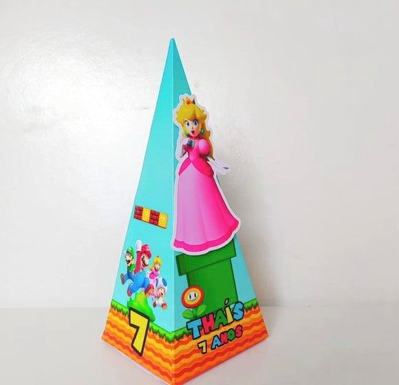 Kit 20 Personalizados Super Mário Menina (princesa Peach)
