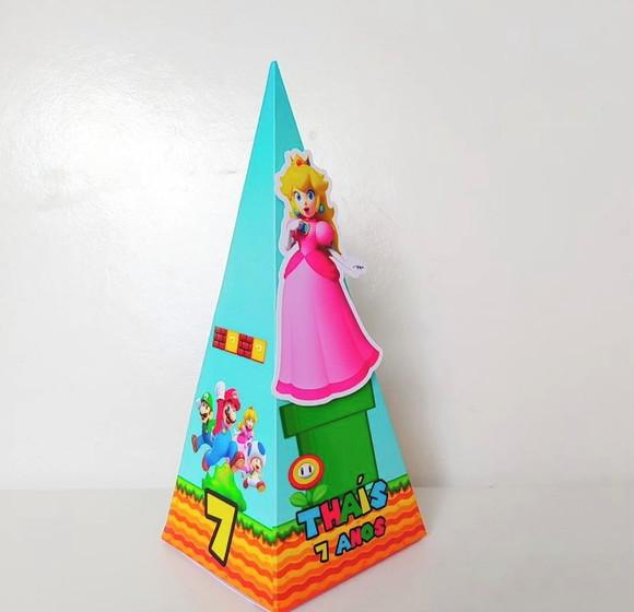 Kit 32 Personalizados Super Mário Menina (princesa Peach)