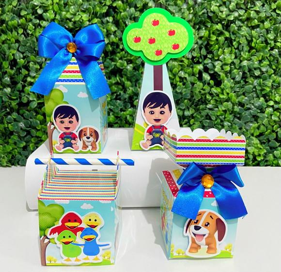 Kit 40 Caixas Bento e Totó - Papelaria Personalizada