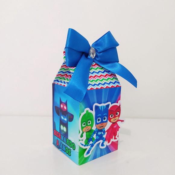 Kit 40 Personalizados Heróis Pj Maks