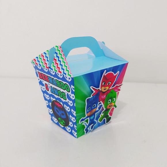 Kit 40 Personalizados Heróis Pj Maks