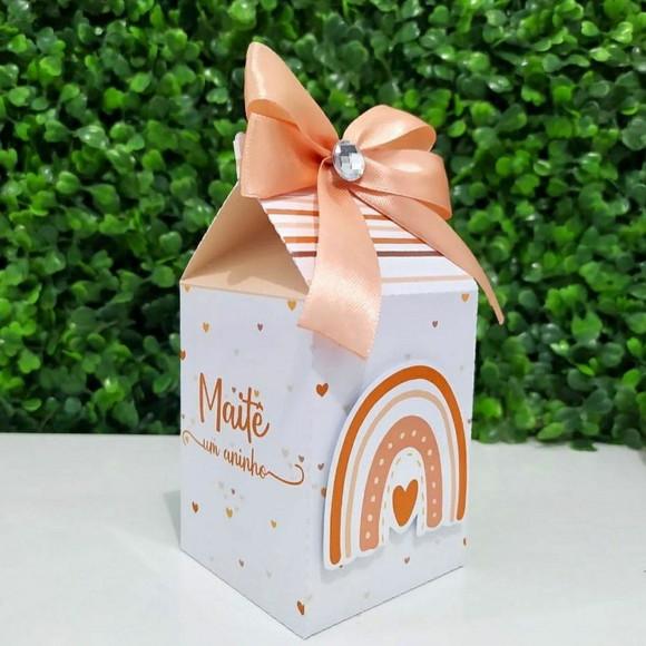 Kit 40 Personalizados Papelaria Arco Íris Boho