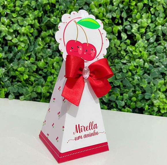 Kit 60 Personalizados Cereja