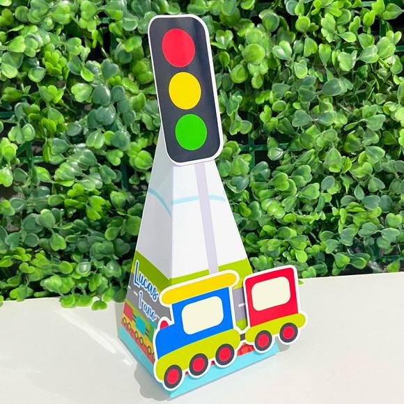 Kit 60 Personalizados Meios de Transporte
