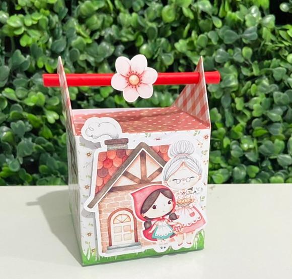 Kit Festa Chapeuzinho Vermelho Aquarela ( 60 Peças)