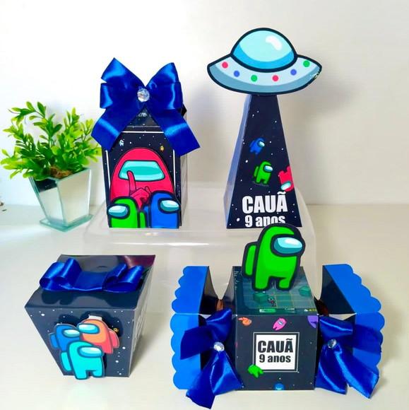 Kit Personalizado festa Among us - 20 peças