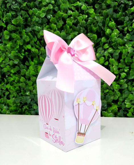 Kit Personalizados Chá de Bebê Balão Rosa (20 Peças)