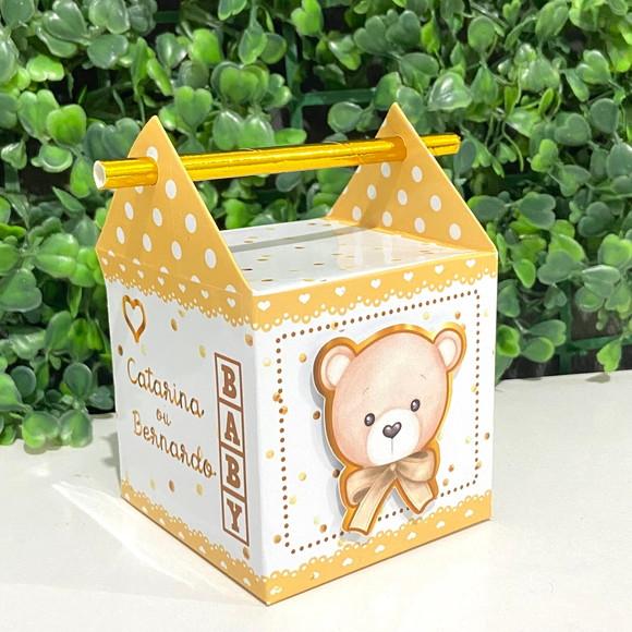 Kit Personalizados Chá de Bebê Urso Neutro (32 Peças)