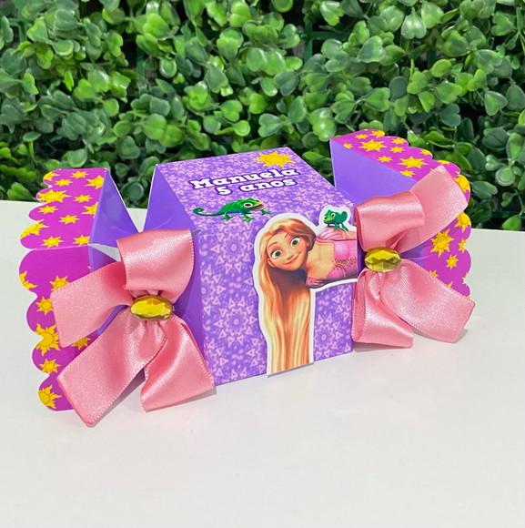 Kit Personalizados Enrolados Rapunzel (40 Peças)