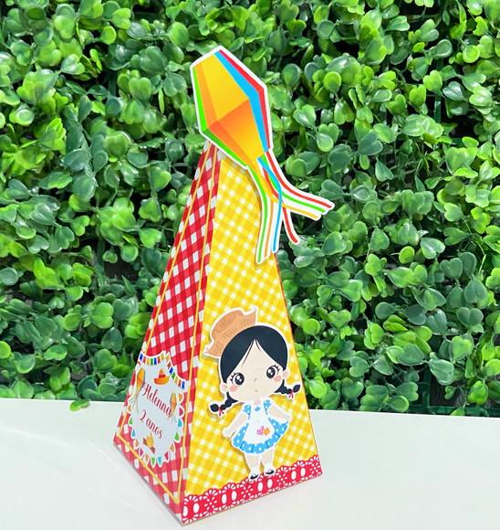 Kit Personalizados Festa Junina Menina (20 Peças)