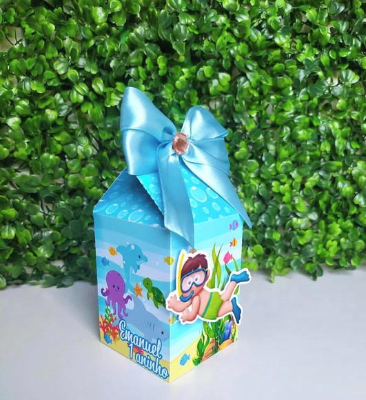 Kit Personalizados Fundo do Mar Menino (20 Peças)