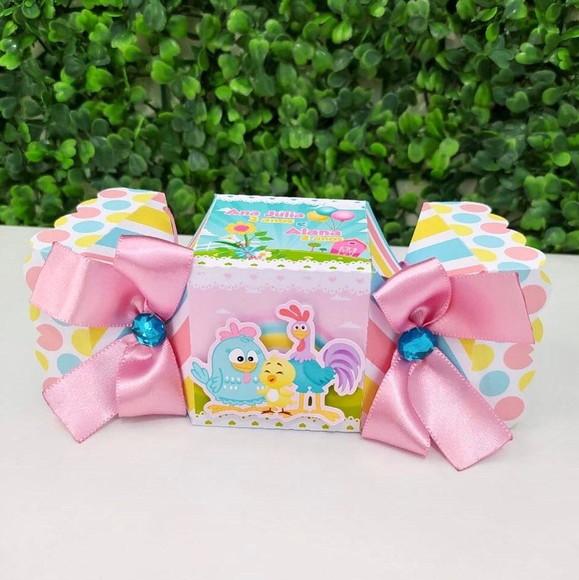 Kit Personalizados Galinha Pintadinha Rosa Candy Color