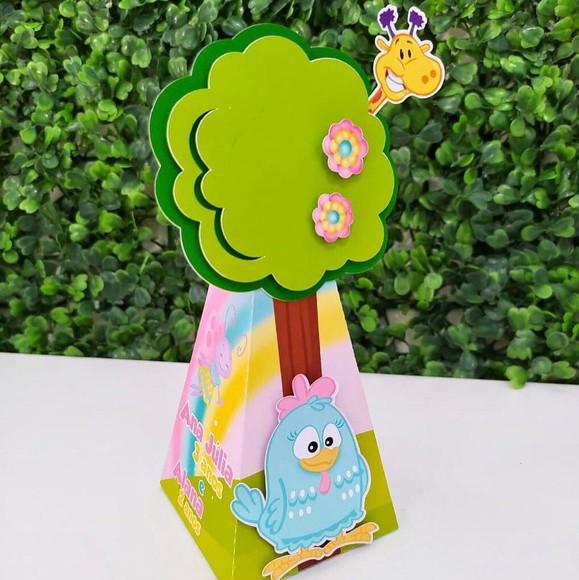 Kit Personalizados Galinha Pintadinha Rosa Candy Color