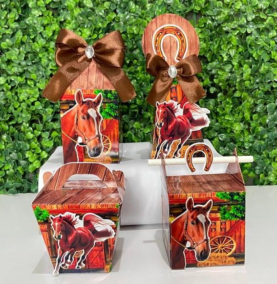 Kit Personalizados Haras Cavalos (60 Peças)