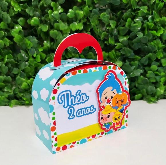 Kit Personalizados Palhaço Herói- Plim Plim- azul (20 peças)