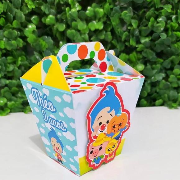 Kit Personalizados Palhaço Herói- Plim Plim- azul (20 peças)