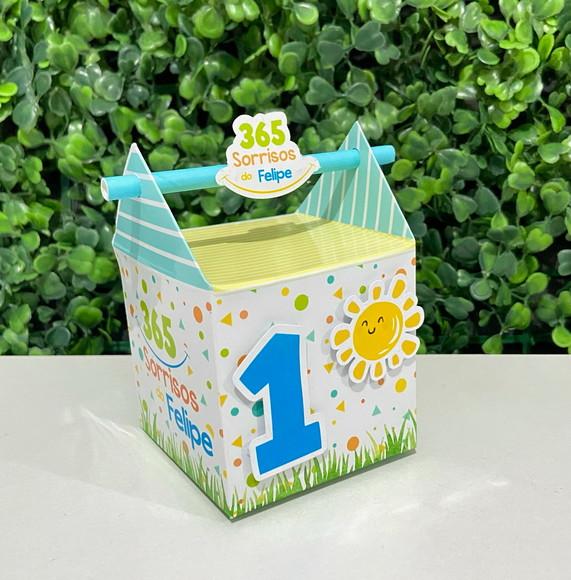 Kit Personalizados Papelaria 365 Sorrisos Menino/20 Peças