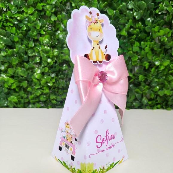 Kit Personalizados Safari Baby Menina(rosa) - 20 peças