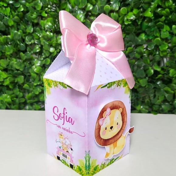 Kit Personalizados Safari Baby Menina(rosa) - 20 peças
