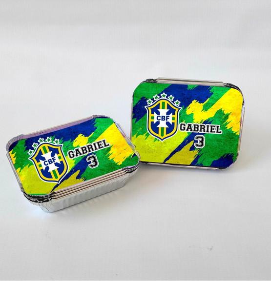 Marmitinha Personalizada Brasil Copa do Mundo