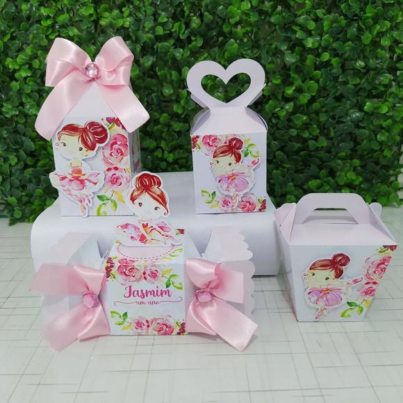 Personalizados Bailarina Aquarela (kit 20 Peças)