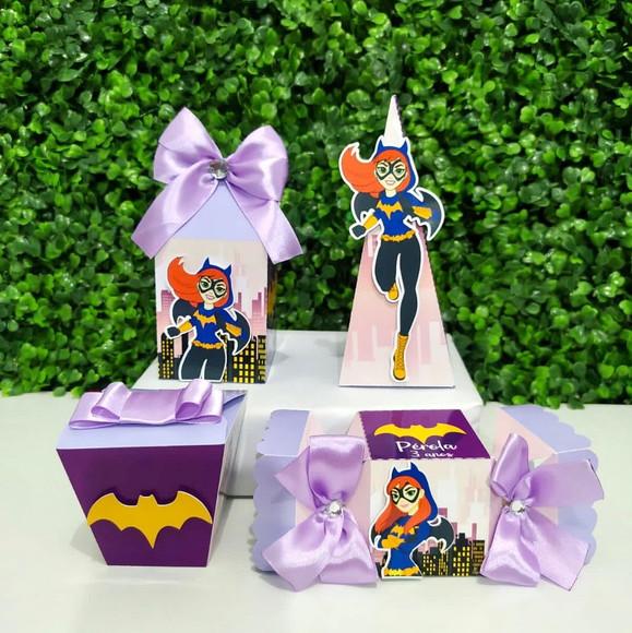 Personalizados Bat Girl - Super heroína (20 peças)