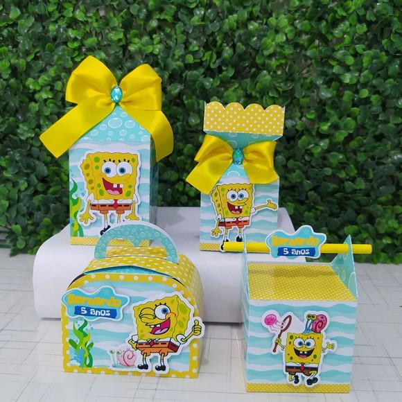 Personalizados Bob Esponja (kit 20 Peças)