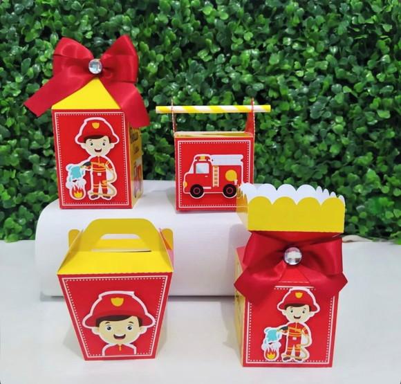 Personalizados Bombeiros (kit 24 Peças)