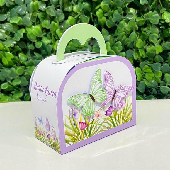 Personalizados Borboletas Lilás (kit 40 Peças)