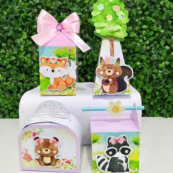 Personalizados Bosque Encantado Menina (kit 20 Peças)