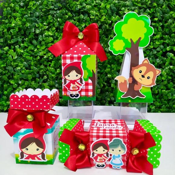 Personalizados Chapeuzinho Vermelho (20 Peças)