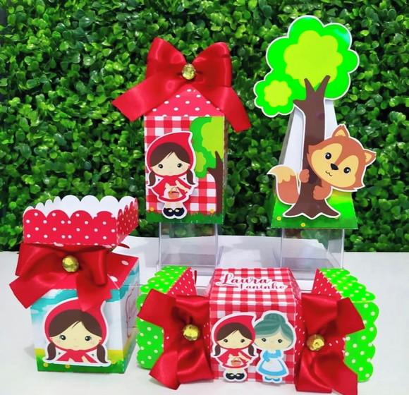 Personalizados Chapeuzinho Vermelho (kit 32 Peças)