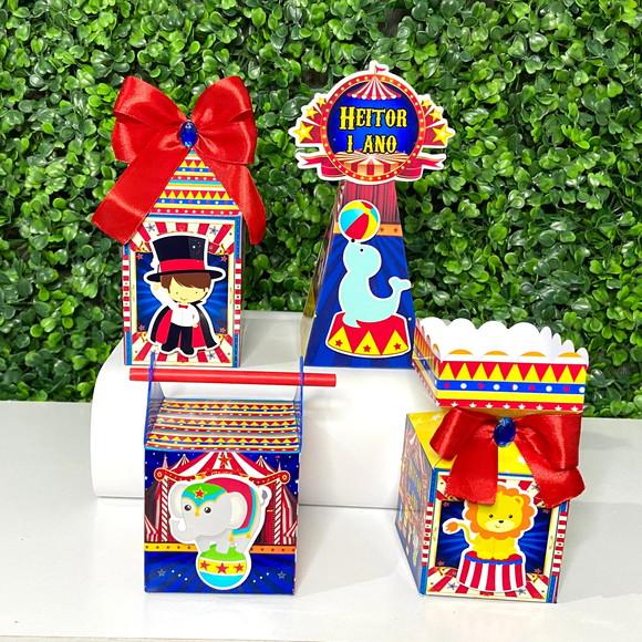 Personalizados Circo Menino ( Kit 40 Peças)